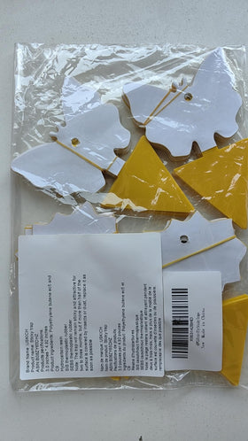 USKICH lemon-yellow traps help reduce pest presence near plants.