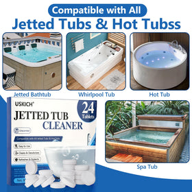 USKICH septic-safe bath cleaner supports safe maintenance across tubs.