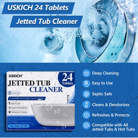 USKICH individually packaged tablets ready for travel and on-the-go cleaning.