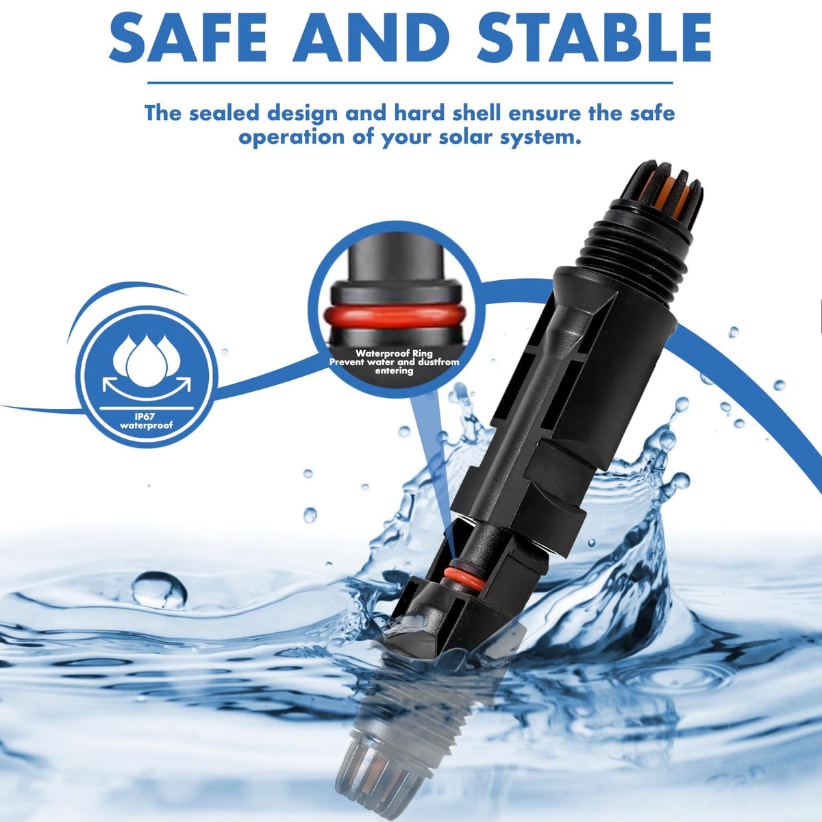 Usngsny universal compatibility with 14-10 AWG cables