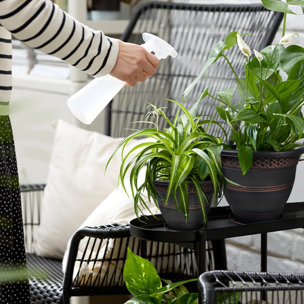 Usocik 12-inch pot ideal for herbs like mint and basil.