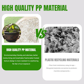 Usocik 16 inch planter with retro design for indoor spaces.