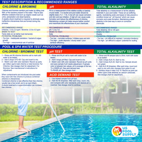 U.S. Pool Supply acid demand solution for precise chemical balance.
