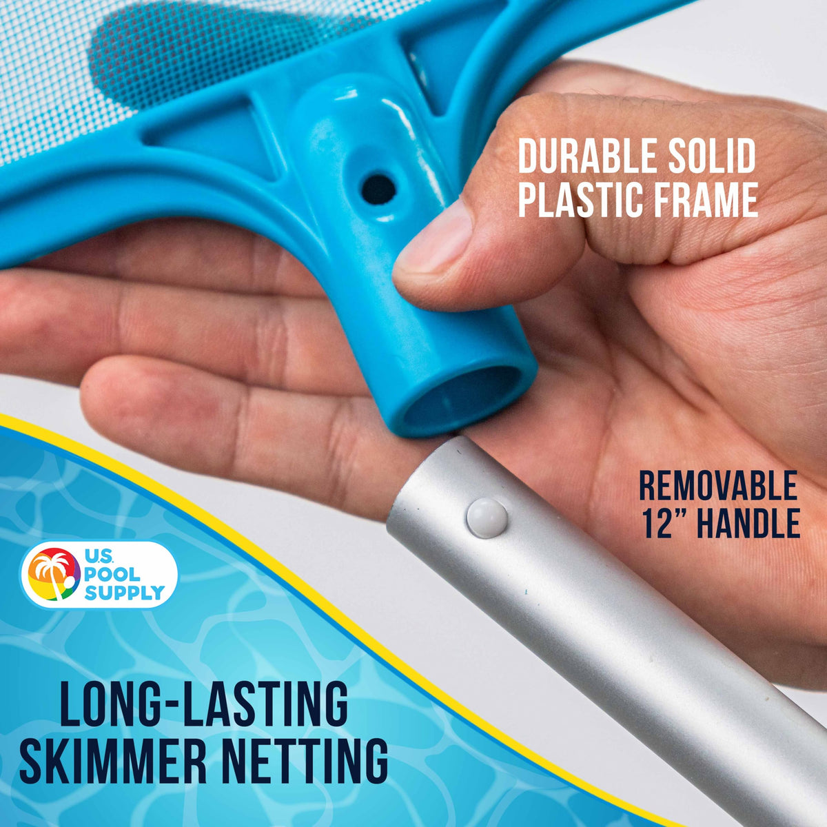 U.S. Pool Supply durable plastic frame safe for all pool types and liners