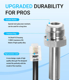 USSKYBOY 704492 transducer close-up silicon highlights durable materials and stability.