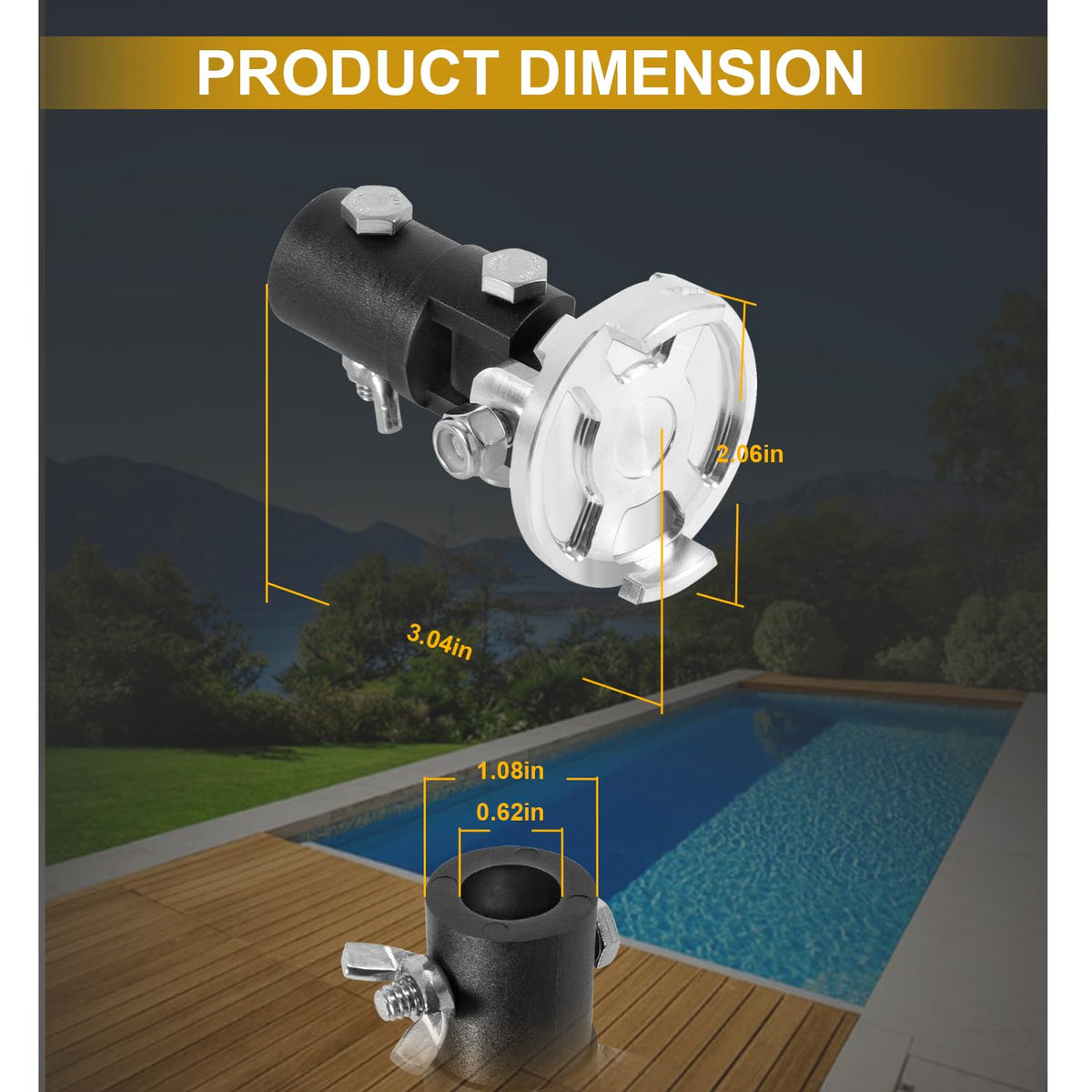 Ussuray 550272 facilitates effortless Gamma series head installation.