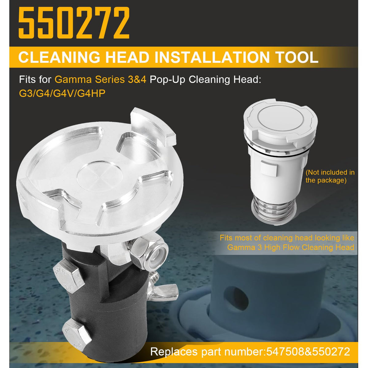 Ussuray 550272 tool displays metal and plastic construction for durability.