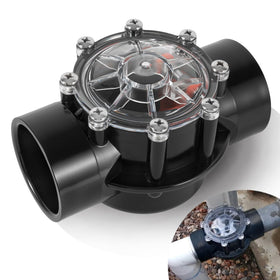 Ussuray 7305 check valve with clear cover for easy inspection during maintenance.