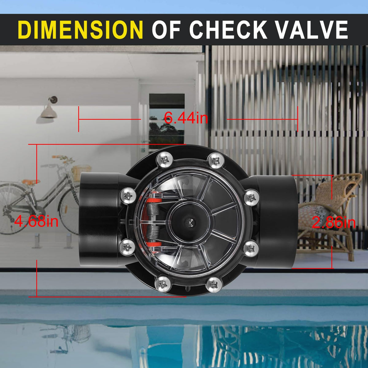 Ussuray 7305 check valve installs easily in existing lines with reliable performance.