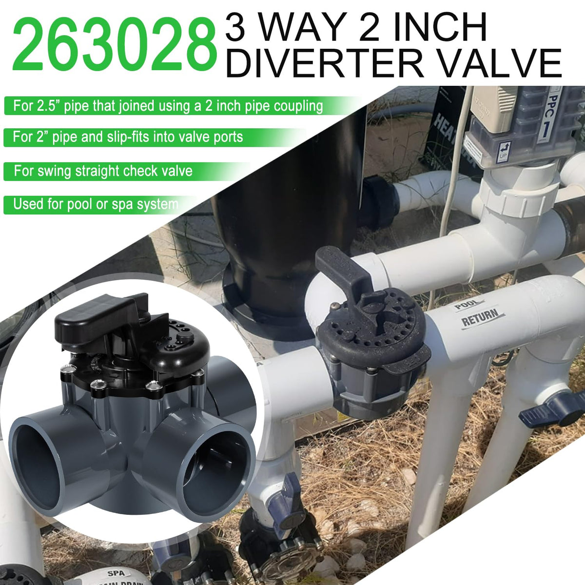 Close-up of Ussuray PVC/CPVC construction for durable performance