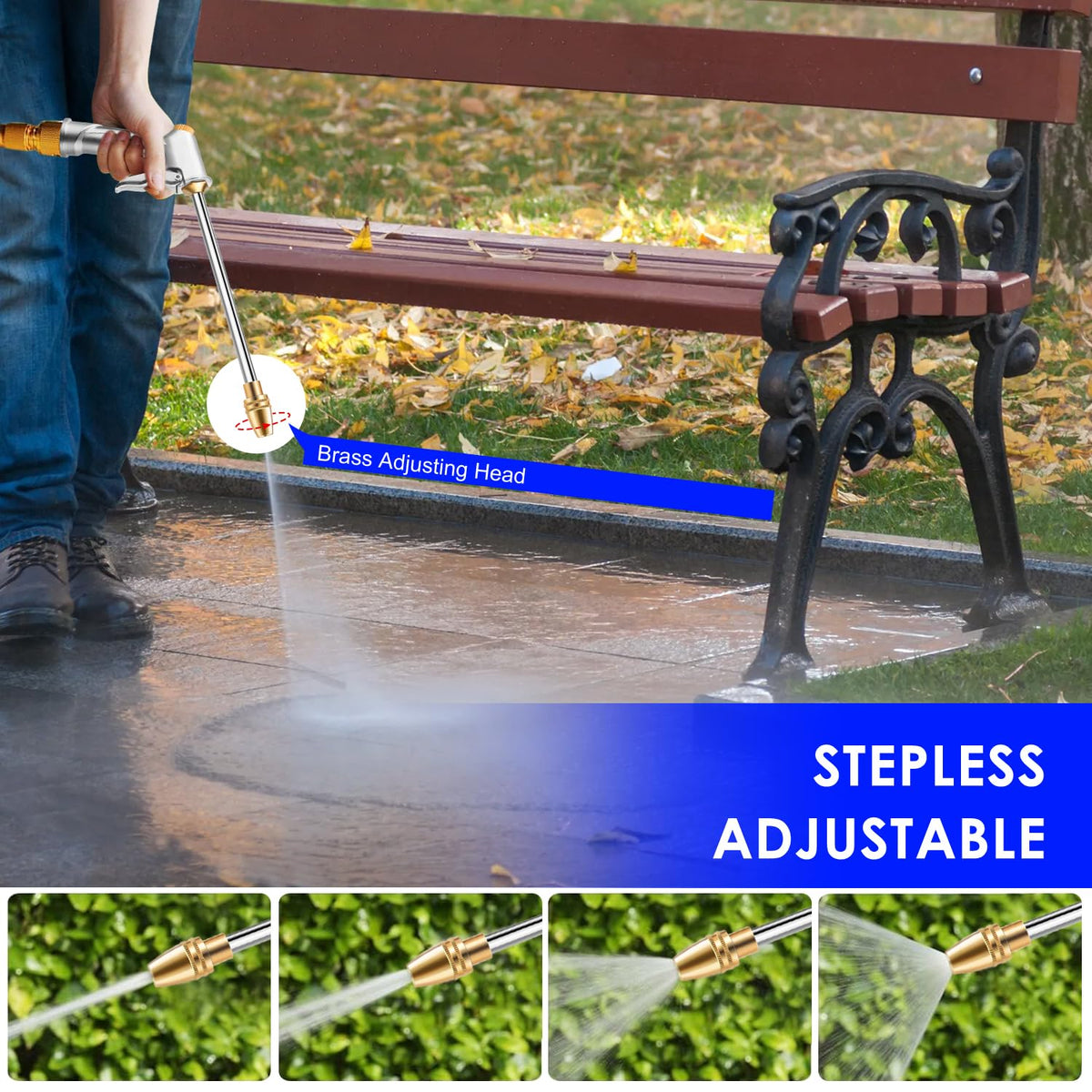 Ustope garden hose nozzle ready for car washing and outdoor cleaning