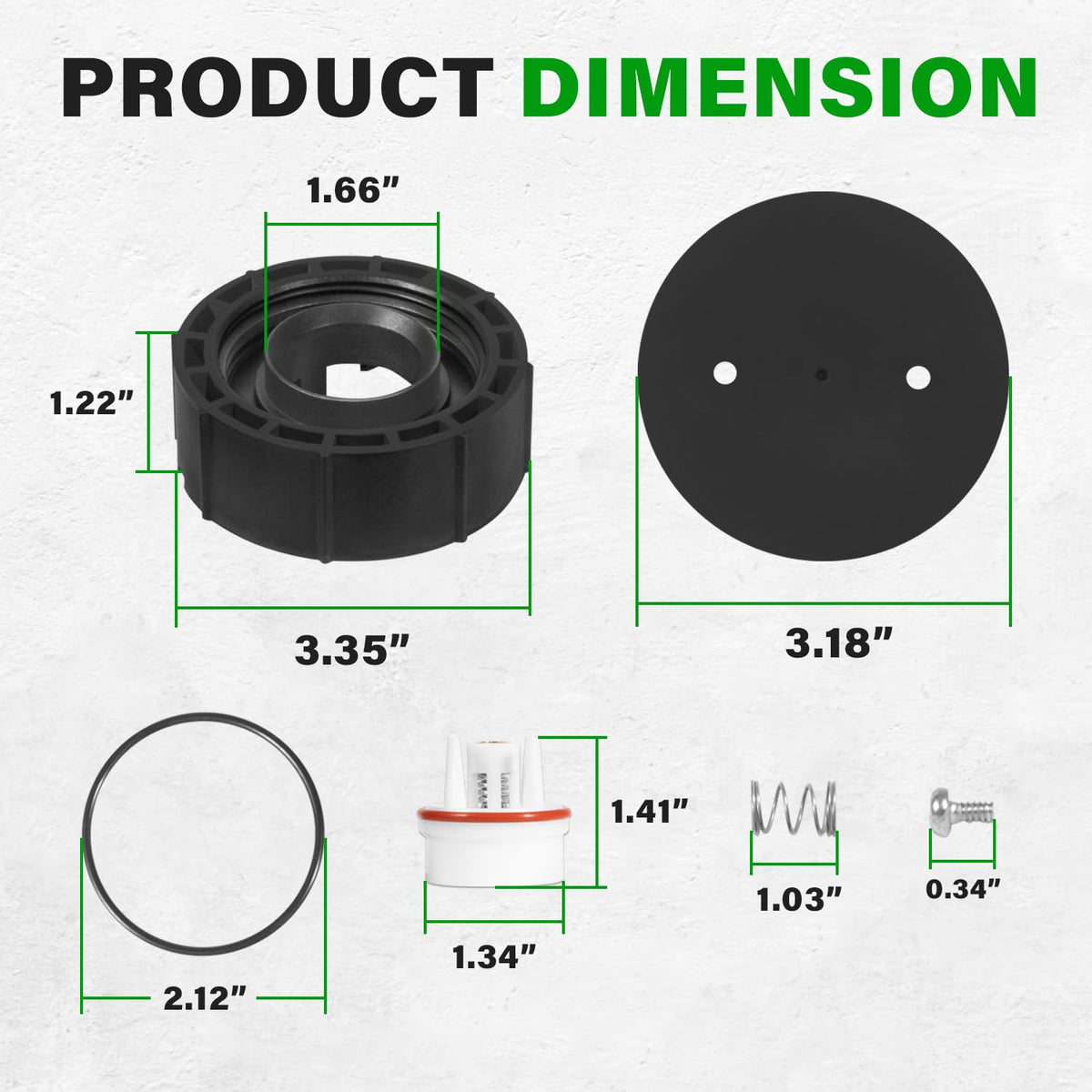 USVEHJ 0887718 package contents showing complete retrofit kit components