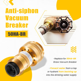 Usvehj 50HA-BR brass vacuum breaker hose thread connection for outdoor taps