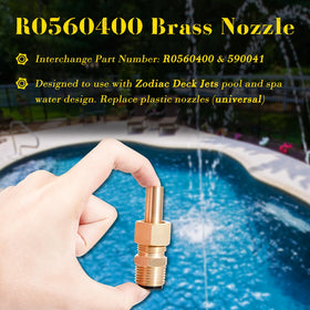 usvehj brass deck jet nozzle assembly for quick replacement