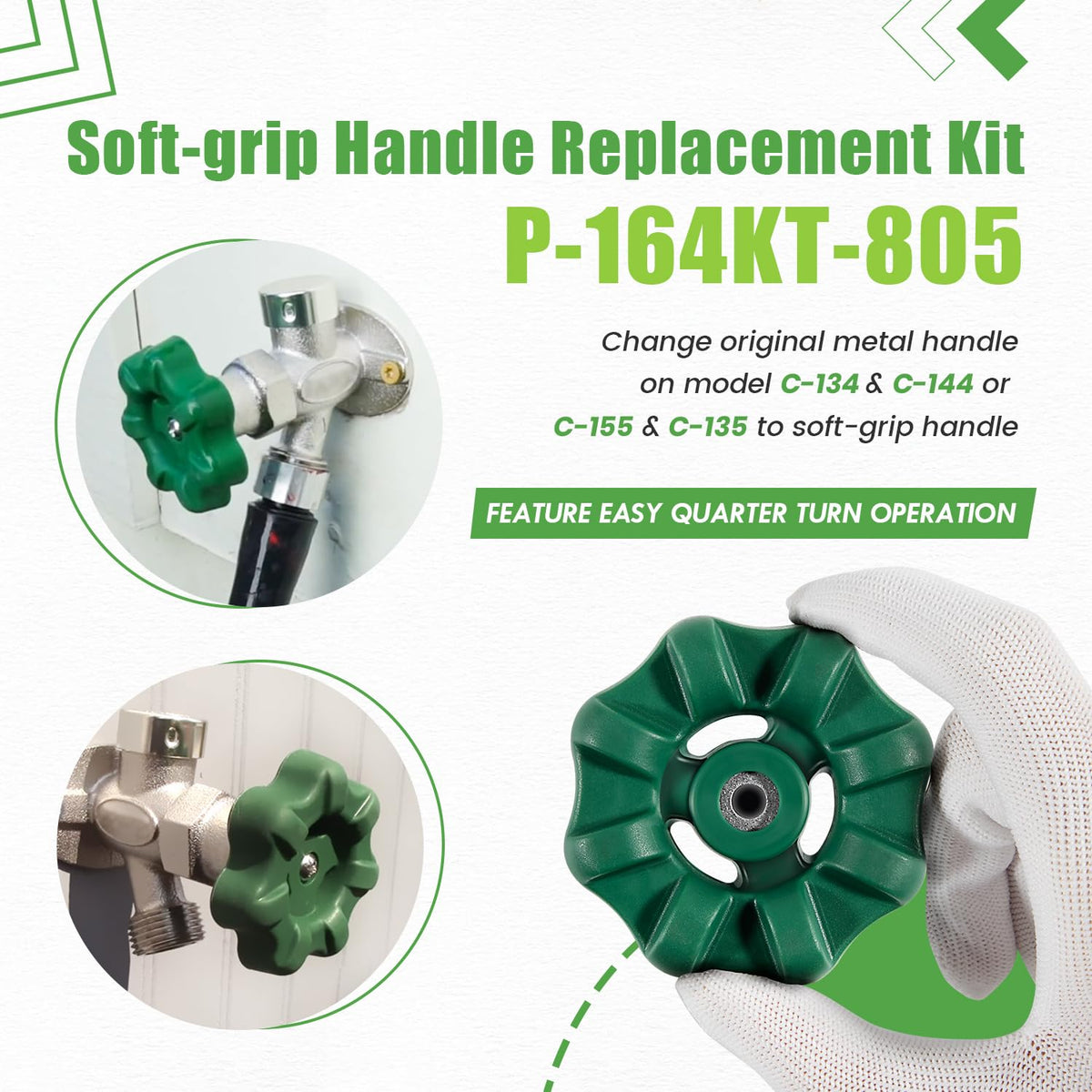 usvehj C-134KT-802 seat washer replacement for tight seals.