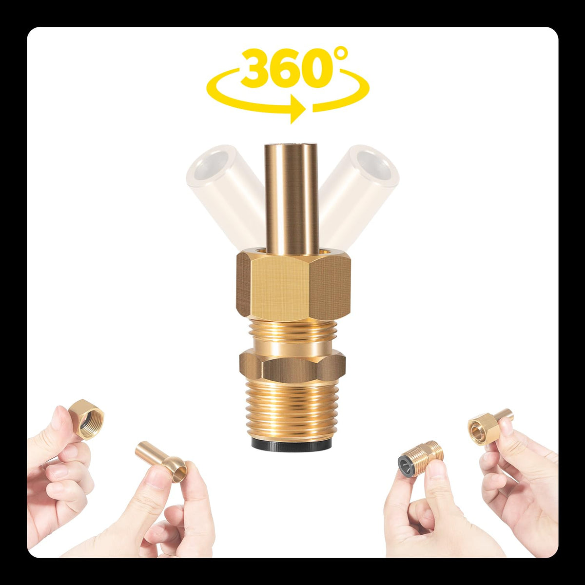 usvehj deck jet nozzle 360 adjustment allows precise aim