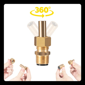 usvehj deck jet nozzle 360 adjustment allows precise aim
