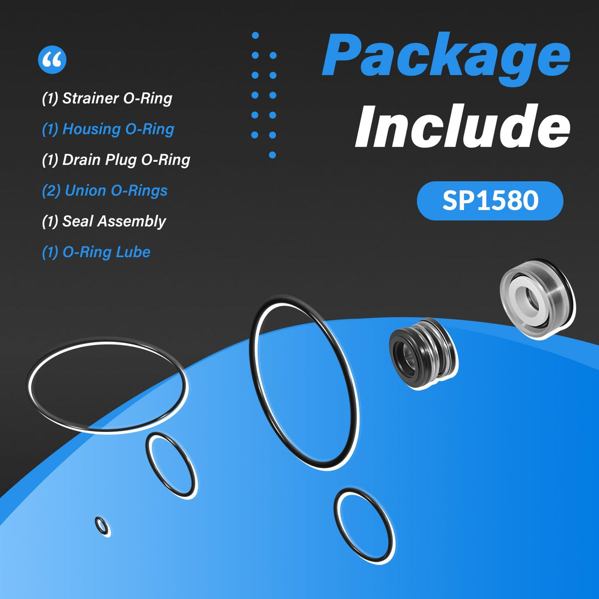 usvehj Hayward SP1580 kit lubricant included for smooth installation