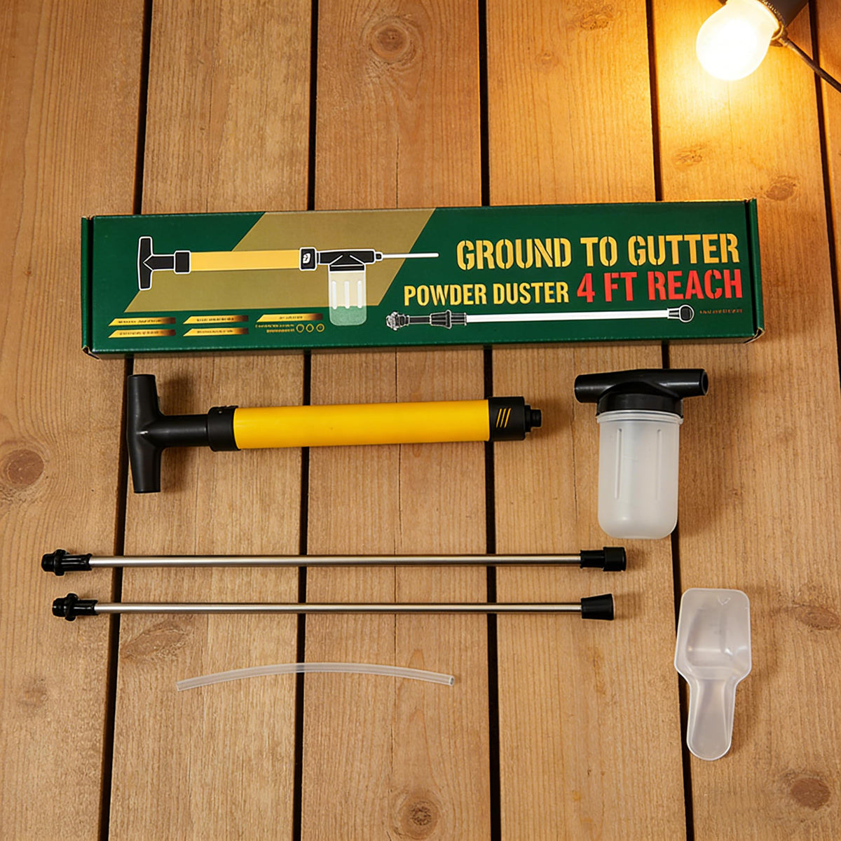 Usydjrn suitable for indoor and outdoor use with fine powders like DE and pollen.