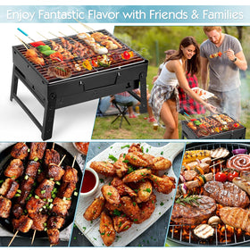 Uten Charcoal Grill easy 4-step assembly for quick setup