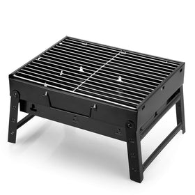 Uten Charcoal Grill with foldable legs for compact carry and storage