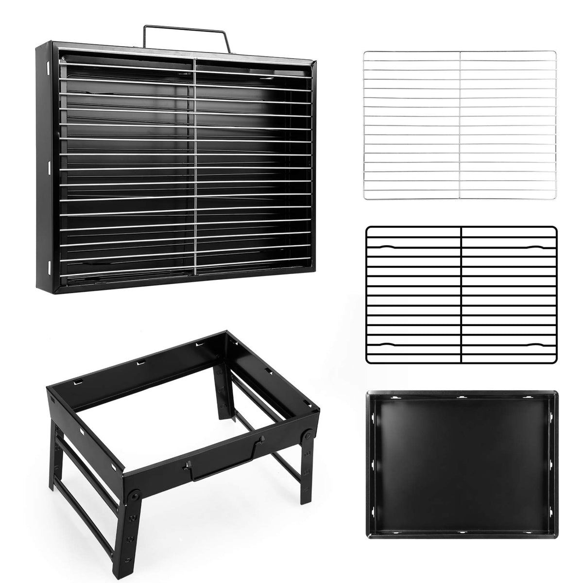 Uten Charcoal Grill ventilation system controls airflow for even heat
