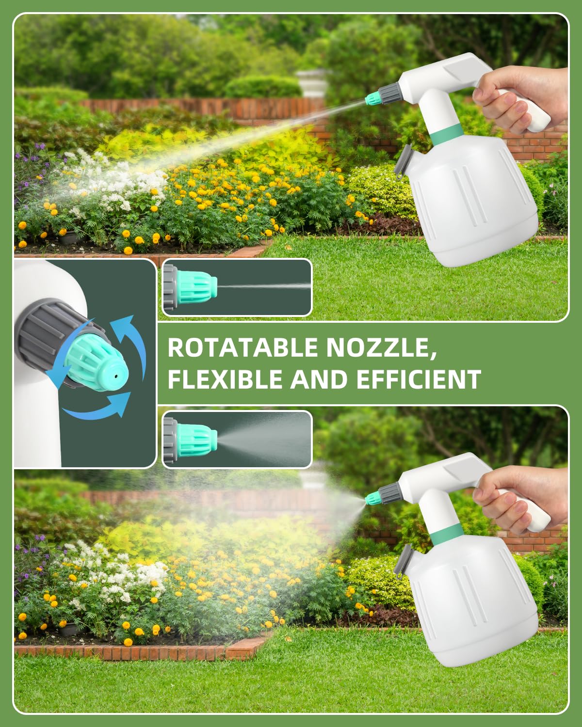Uten multi-use sprayer supports watering, cleaning, and disinfecting tasks.
