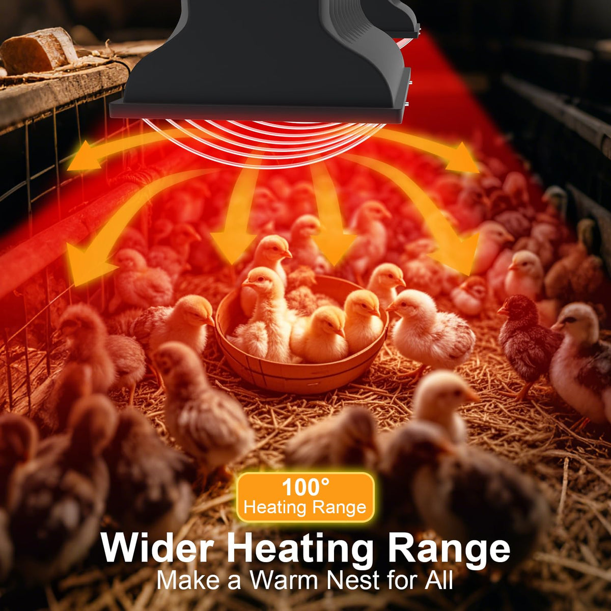 UTFFEDY anti-scald casing safety for poultry heating
