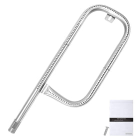 Utheer 60040 burner tube for Weber Q-series, side view, compatible and long-lasting.