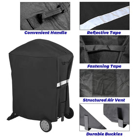 Utheer 7113 fits Weber Q-series grills with cart.