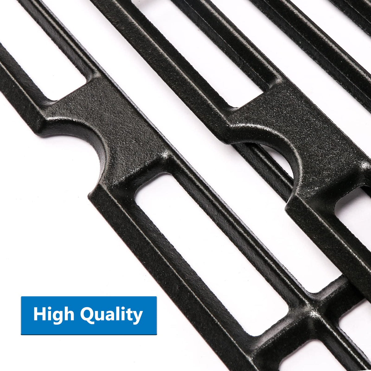 Utheer cast iron grill grates with Charcoal/Gas compatibility for versatile outdoor cooking.