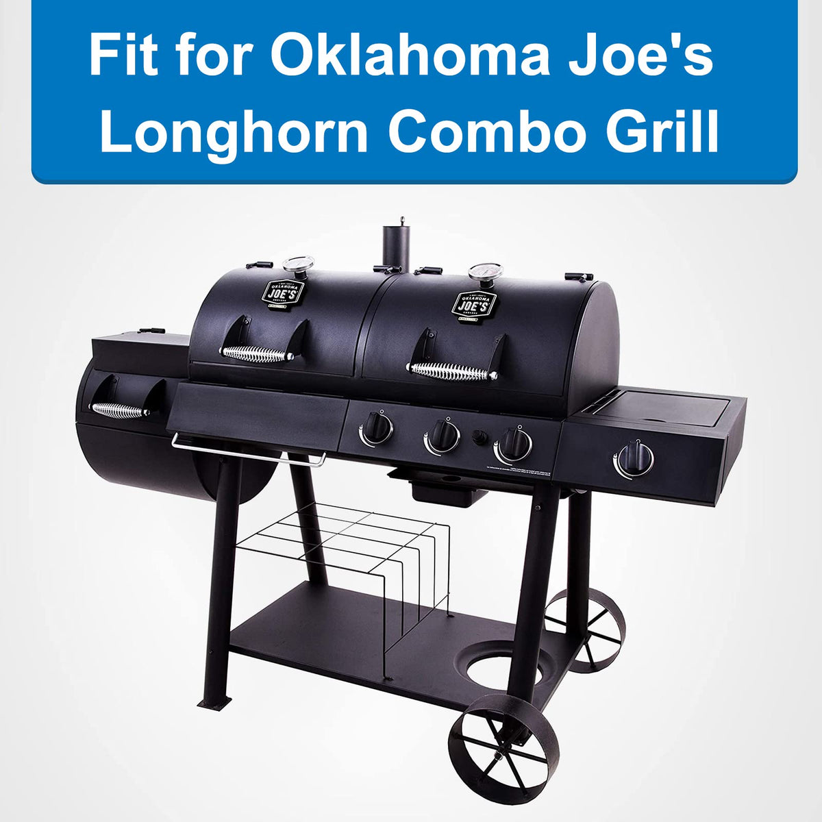 Utheer cast iron grill grates front close-up shows rugged texture and precise fit.