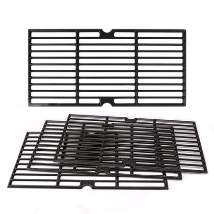 Utheer cast iron grill grates pack for Longhorn, four-piece set, ready to replace worn parts.