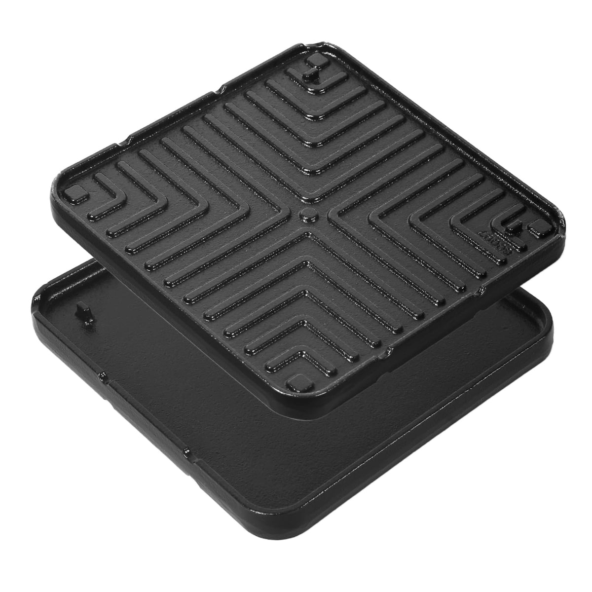 Utheer ceramic nonstick griddle, flat side ideal for eggs and pancakes, easy release.