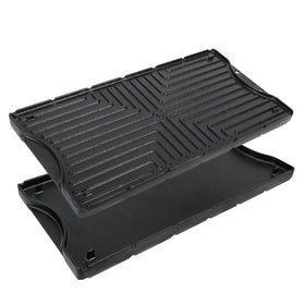 Utheer griddle flat side ideal for eggs and pancakes with easy release.