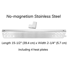 Utheer crossover tube for Char-Broil Advantage enables adjustable flame alignment