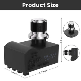 Utheer chrome-coated push button igniter supports quick starts on popular gas grills.