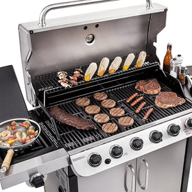 UTheer easy-clean cast iron grate after cooking