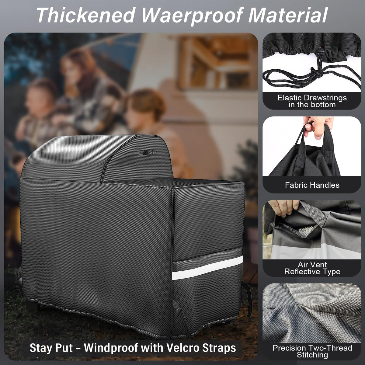 Utheer easy-clean Woodridge cover kept dry after air drying