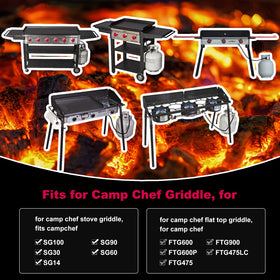Utheer easy-clean grease catcher simplifies post-grill maintenance.