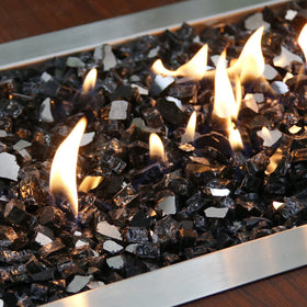 Cleaning and care of Utheer fire glass to maintain shine.