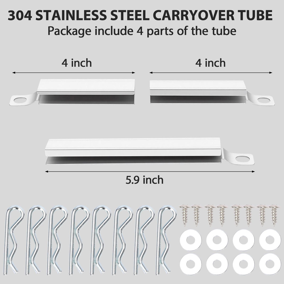Flame transfer between burners improves ignition and even heat.