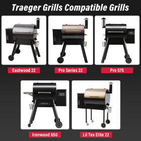 Utheer front shelf for Lil Tex Elite 22 keeps spices accessible