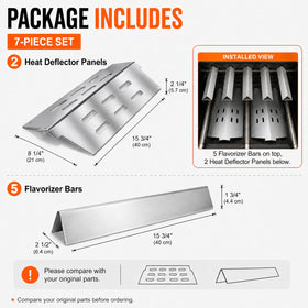 Utheer Genesis 300 bars aligned on grill for consistent cooking surface