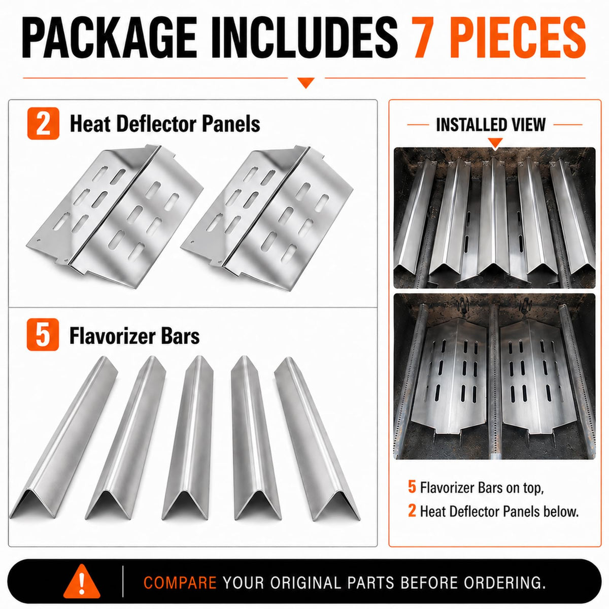 Utheer Genesis 300 deflectors secure position for even heat distribution