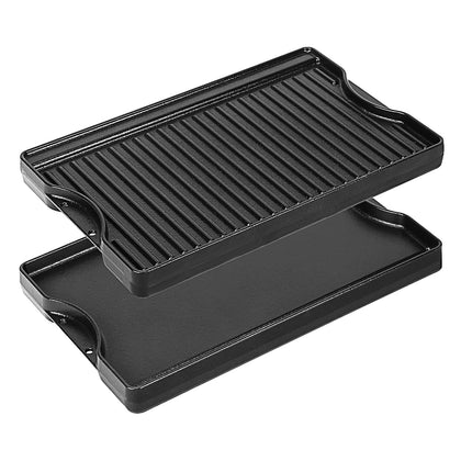 Utheer griddle flat-top surface for pancakes and eggs with easy release.