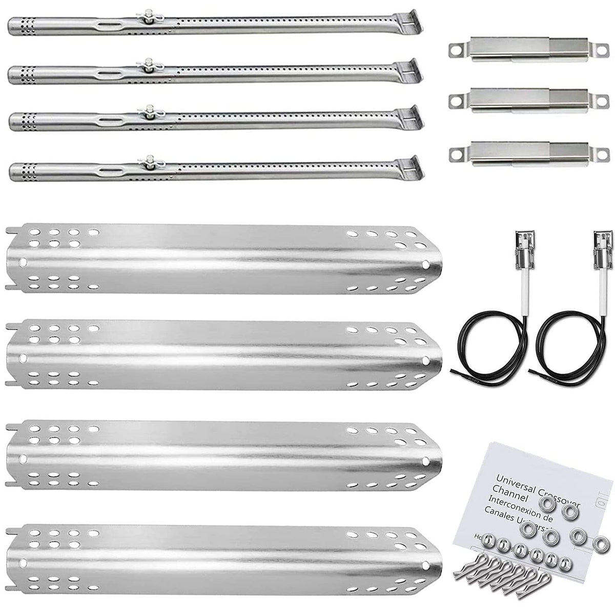 Utheer burner tubes for Char-Broil Advantage 4-burner grills ensure even heat.