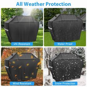 Tear-resistant stitching ensures long-lasting protection for your grill with the Utheer cover.