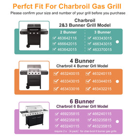 Utheer heat plate shields in stainless steel protect the grill surface.