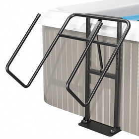 Utheer hot tub cover lift with hydraulic rod enables smooth one-handed operation